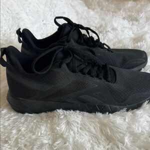 Reebok Men's Black Athletic Shoes memory tech comfort Premier ortholite